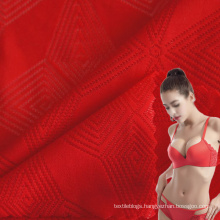 quick dry polyamide 85 elastane 15 texture mesh jacquard fabric for underwear